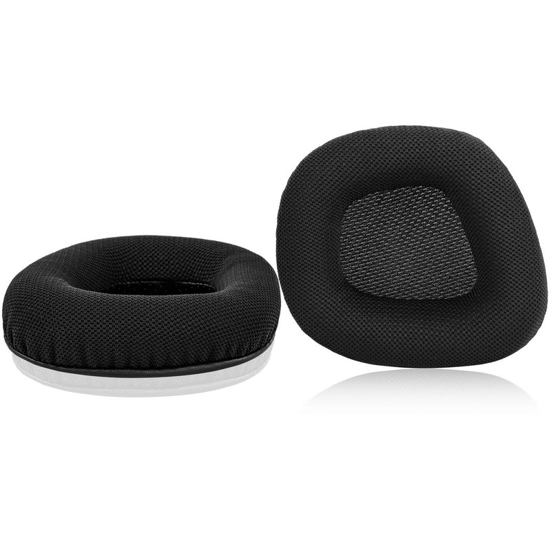 JARMOR Replacement Memory Foam & Mesh Fabric Ear Cushion Pads Cover for Corsair Void & Corsair Void PRO RGB Wired/Wireless Gaming Headset ONLY (Black) - Image 1
